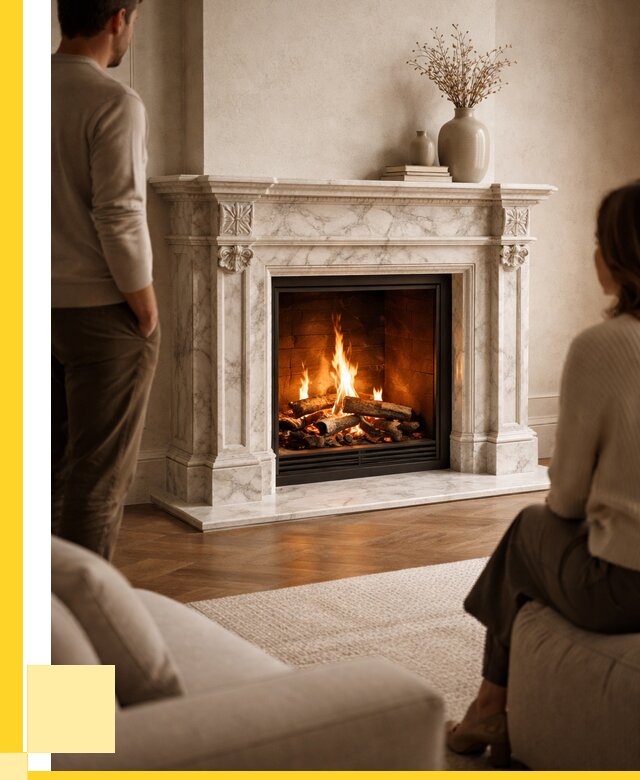 Мраморные камины под ключ в Ревде от 264475 р. | ЭриданРвд