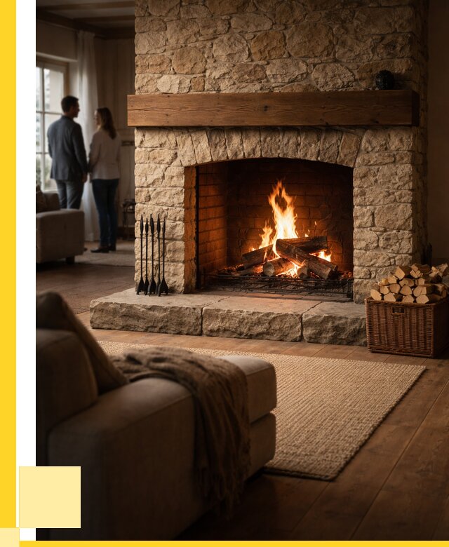 Открытые камины под ключ в Ревде от 158685 р. ЭриданРвд