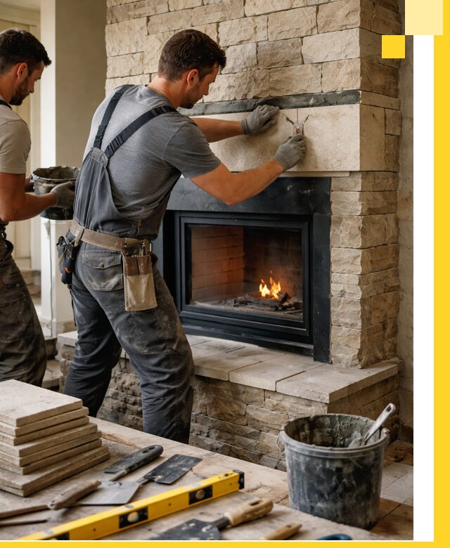 Проектирование и установка открытых каминов в Ревде