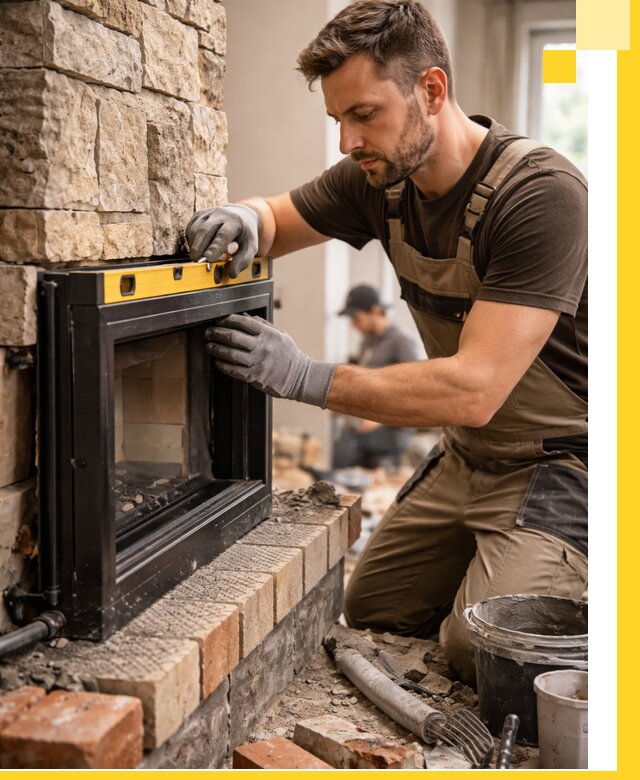 Дровяные камины под ключ в Ревде: монтаж, обустройство