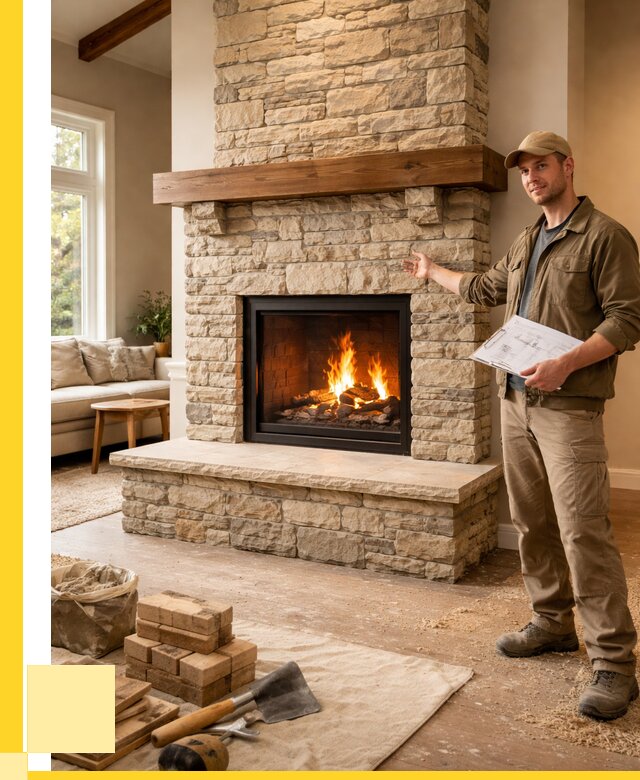 Камины под ключ в Ревде от 190422 р. | ЭриданРвд — установка