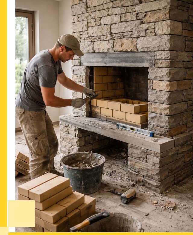 Кладка каминов и камина в Ревде от 26448 р. ЭриданРвд