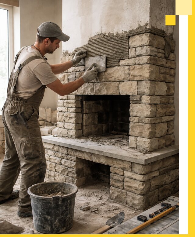 Строительство каминов под ключ в Ревде от проектирования до монтажа