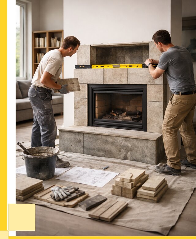 Монтаж каминов и установка в Ревде от 47606 р. | ЭриданРвд