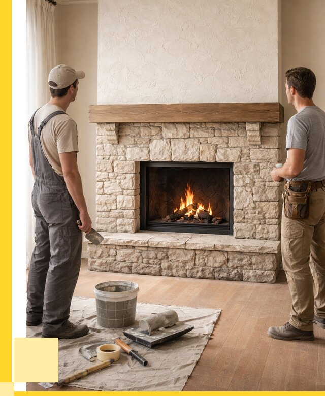 Отделка каминов в Ревде от 6876 р. под ключ | ЭриданРвд