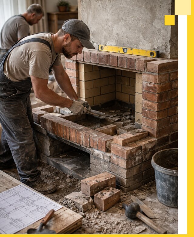 Изготовление и установка каминопечей под ключ в Ревде