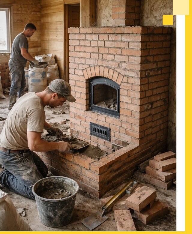 Профессиональное строительство печей в Ревде под ключ