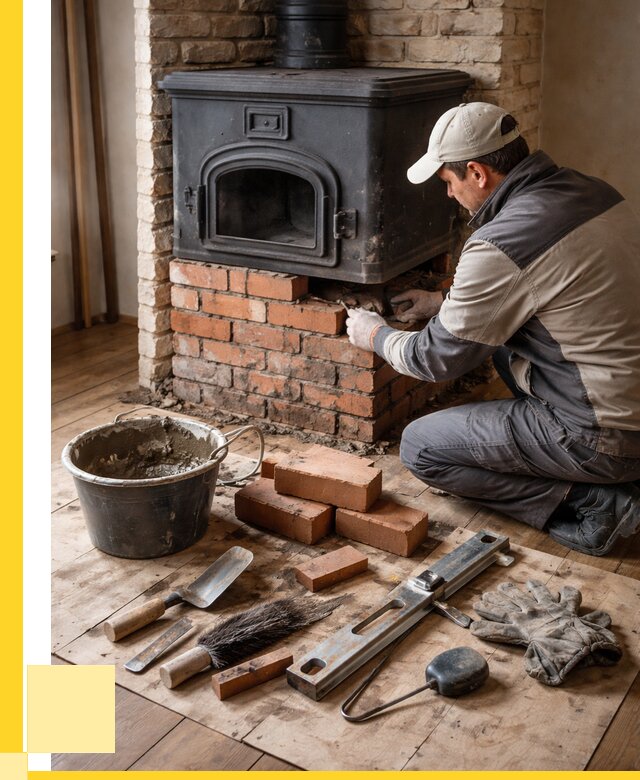Ремонт печей в Ревде от 12695 р., услуги печника ЭриданРвд