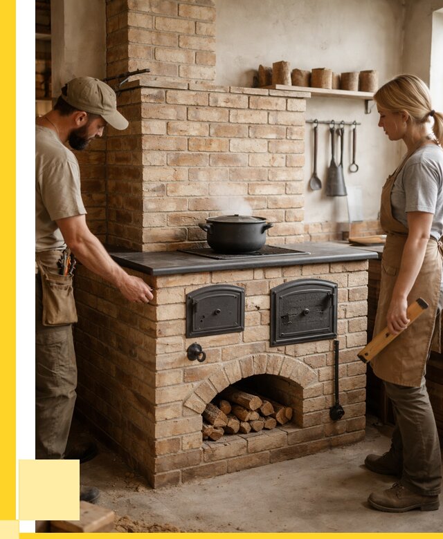 Варочно отопительные печи в Ревде от 95211 р. | ЭриданРвд