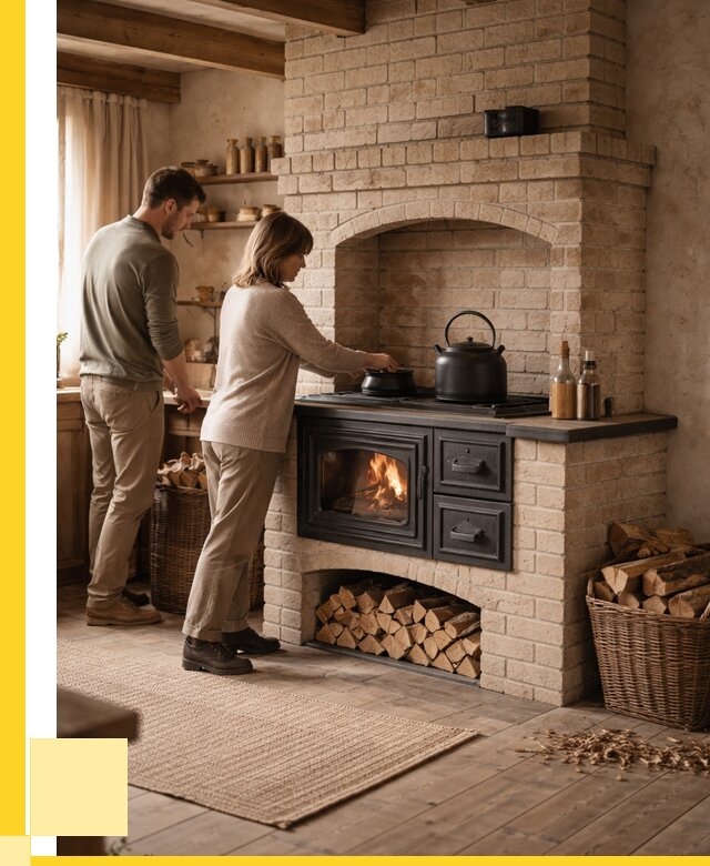 Печи с плитой в Ревде от 47606 р. | ЭриданРвд — кирпичная печь