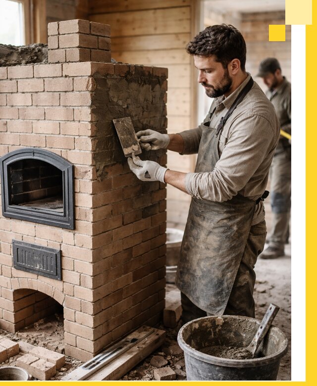 Изготовление и установка печей-шведок под ключ в Ревде