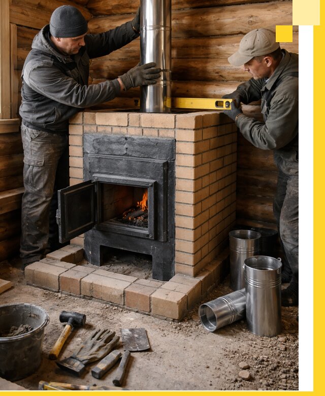 Проектирование, изготовление и установка банных печей в Ревде