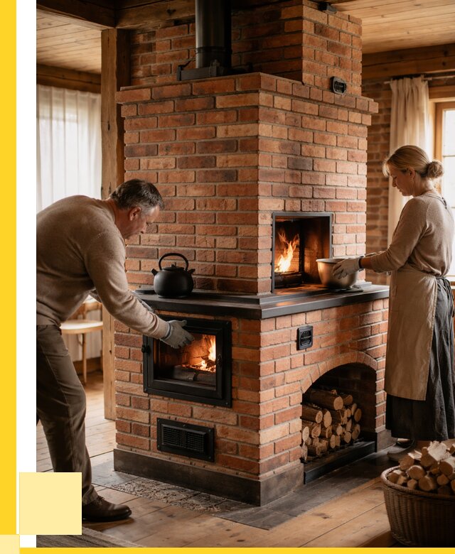 Печи для загородного дома под ключ в Ревде от 84632 р. | ЭриданРвд