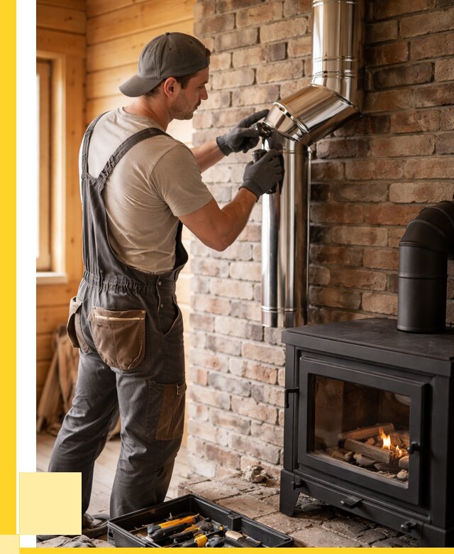 Монтаж дымоходов для печей в Ревде от 7934 р. | ЭриданРвд