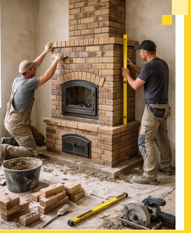 Продажа и установка печей и каминов для дома под ключ в Ревде