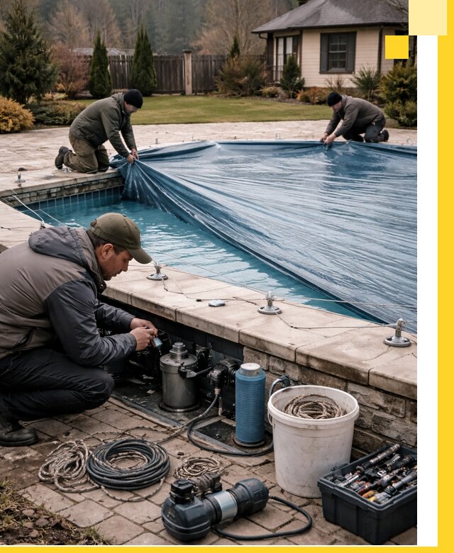 Консервация бассейнов в Ревде: подготовка к длительному хранению