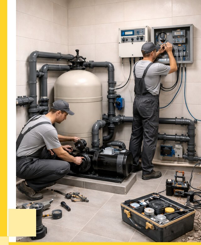 Монтаж оборудования для бассейнов в Ревде от 42316 р. | ЭриданРвд