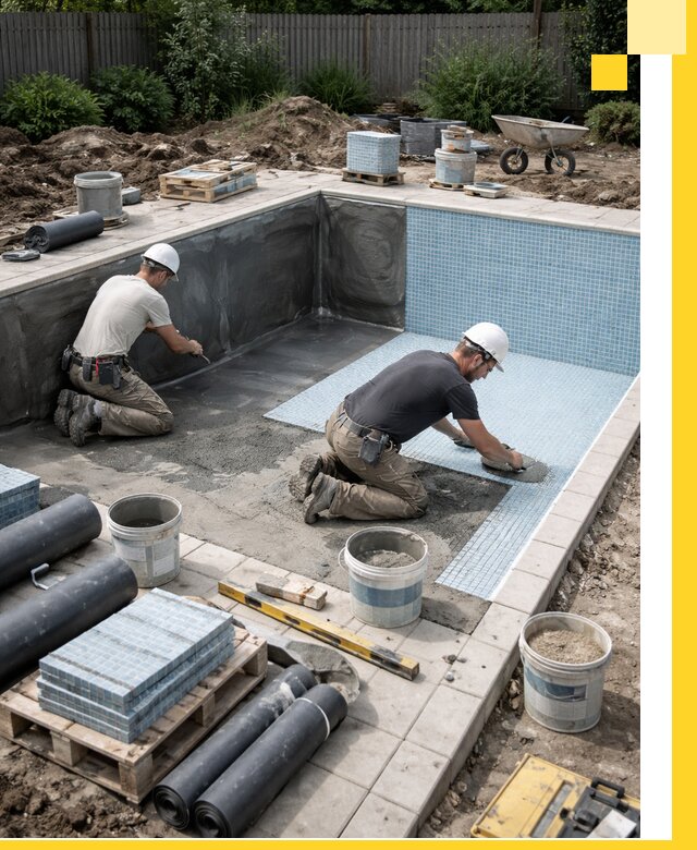 Проектирование и строительство стационарных бассейнов в Ревде