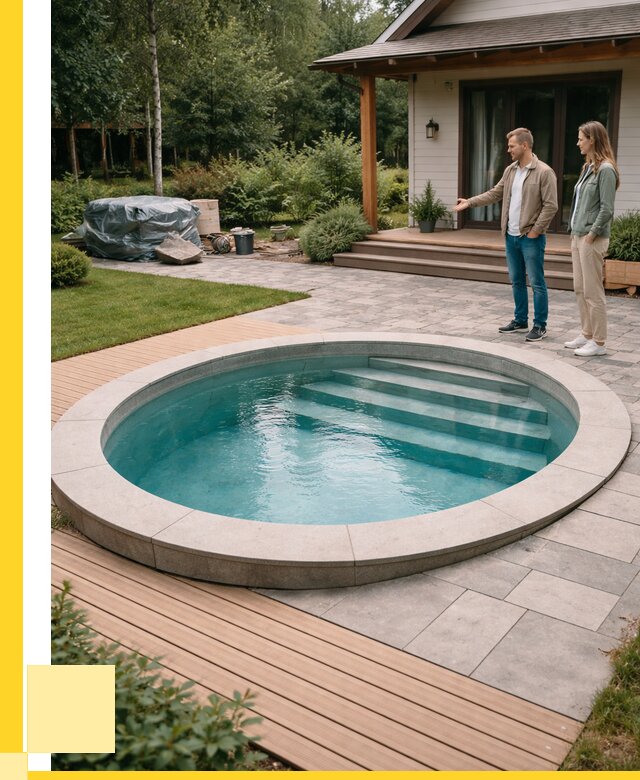 Бассейн на даче под ключ в Ревде от 211580 р., ЭриданРвд