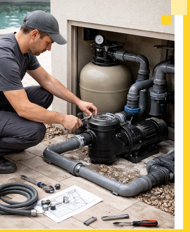 Поставка, монтаж и сервис насосов для бассейнов в Ревде