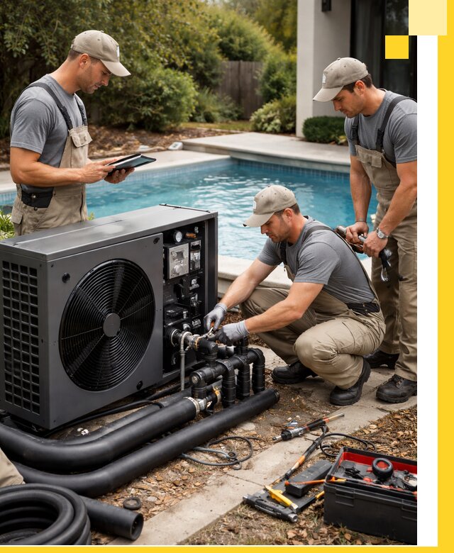 Проектирование и установка тепловых насосов для бассейнов в Ревде