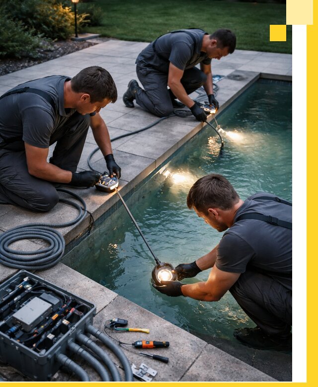 Профессиональное освещение бассейнов в Ревде: дизайн и монтаж