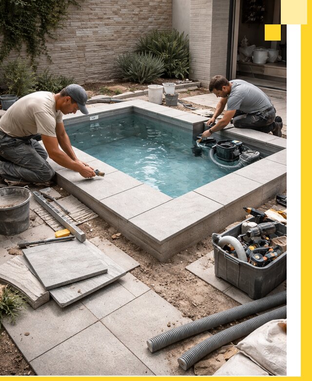 Мини бассейны под ключ в Ревде, дизайн и установка