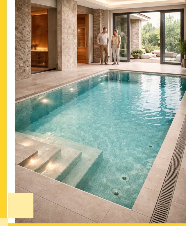 Бассейн во дворе в Ревде: проект, отделка от 1269480 р. | ЭриданРвд