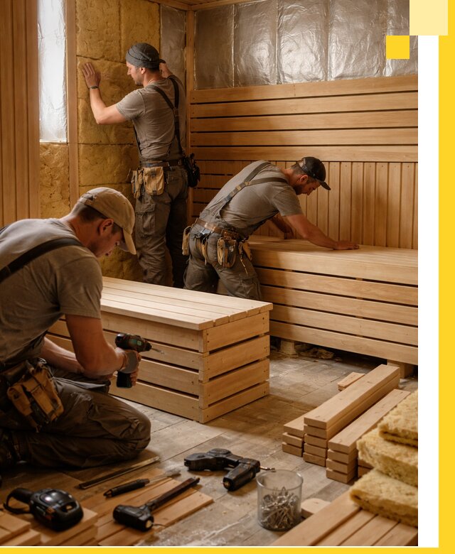 Профессиональное строительство саун под ключ в Ревде