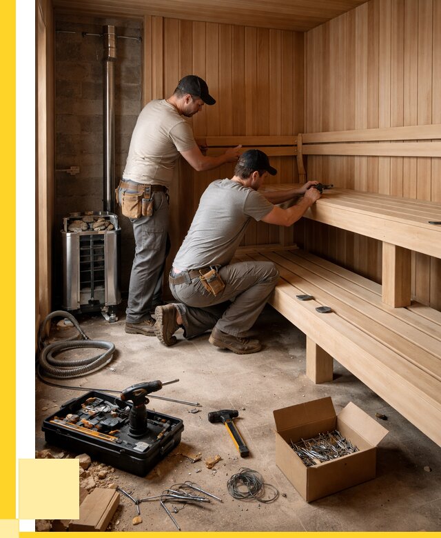 Монтаж саун под ключ в Ревде от 126948 р. | ЭриданРвд