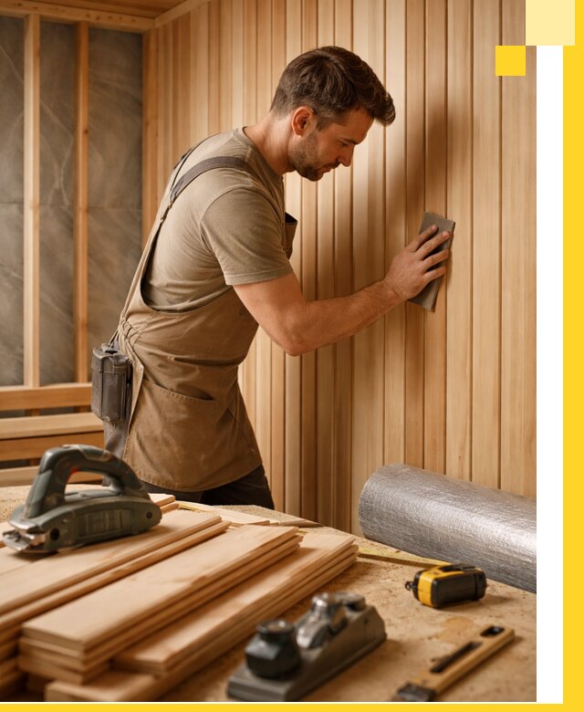 Профессиональная отделка саун и парных под ключ в Ревде