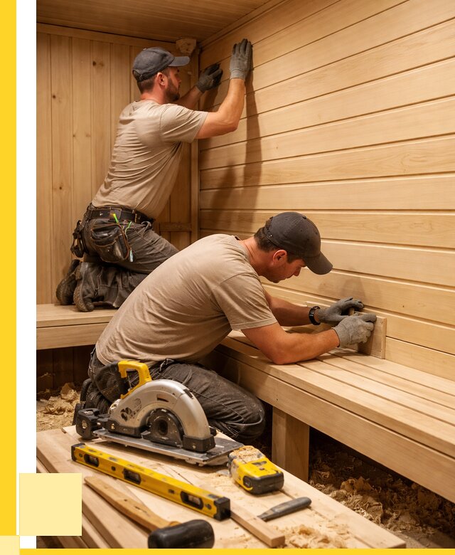 Обшивка саун вагонкой в Ревде от 2645 р. | ЭриданРвд