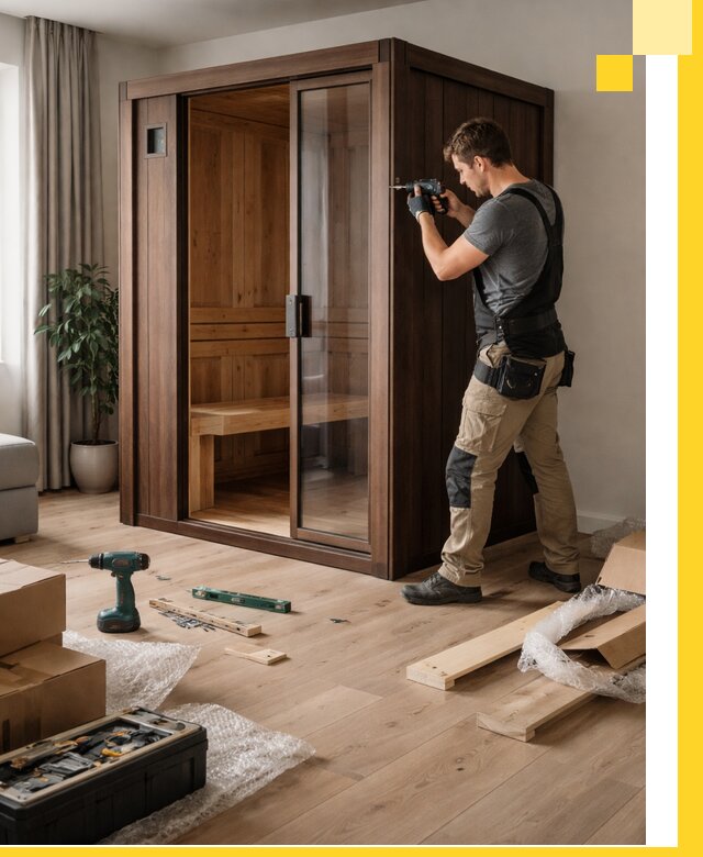 Установка и производство мини саун под ключ в Ревде