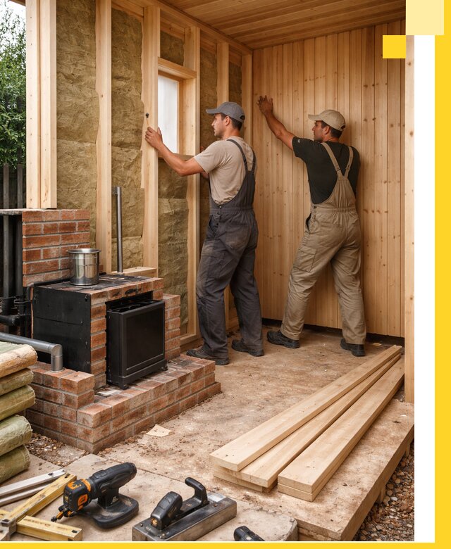 Строительство и установка дачных саун под ключ в Ревде