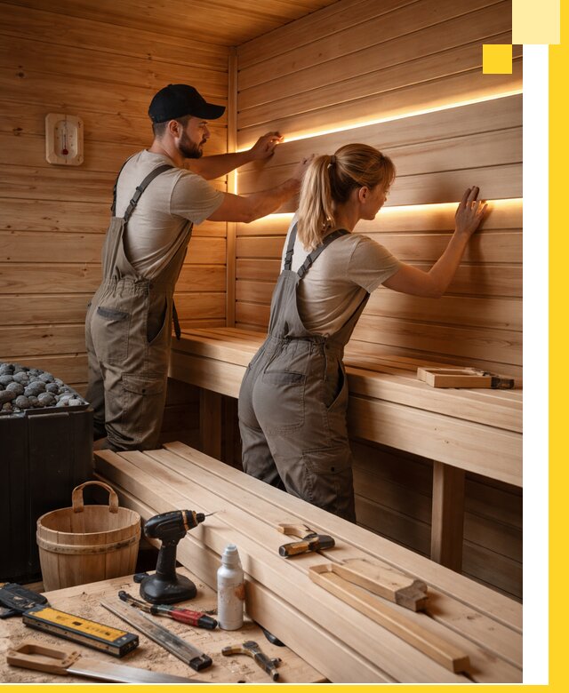 Дизайн саун и бань под ключ с индивидуальным проектом в Ревде