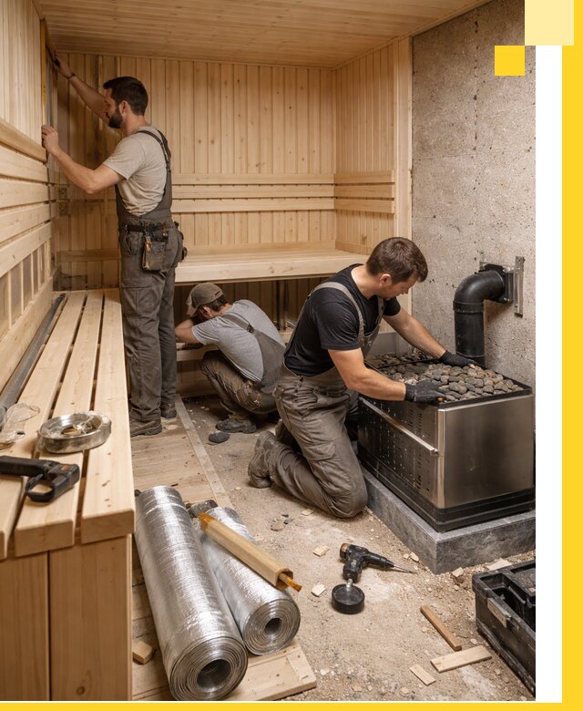 Индивидуальные сауны на заказ в Ревде под ключ, проект и монтаж