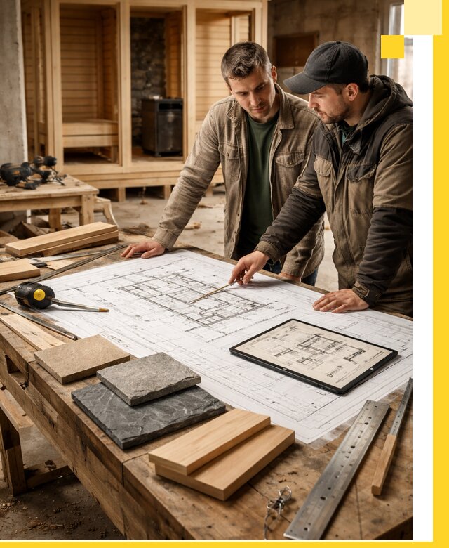 Проекты бань под ключ и планы строительства в Ревде