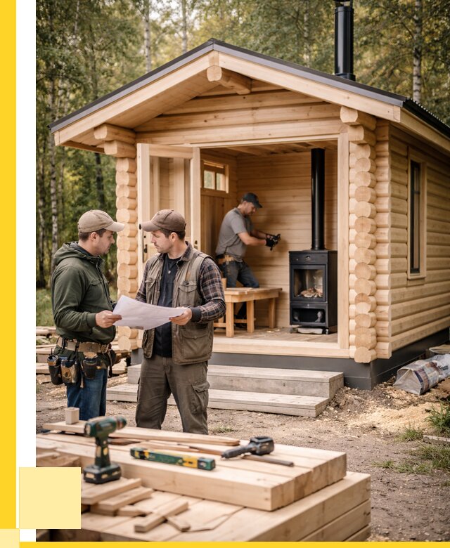 Монтаж бань под ключ в Ревде — от 211580 р. | ЭриданРвд