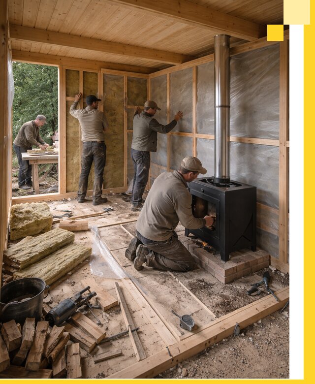 Профессиональный монтаж бань под ключ в Ревде для дома