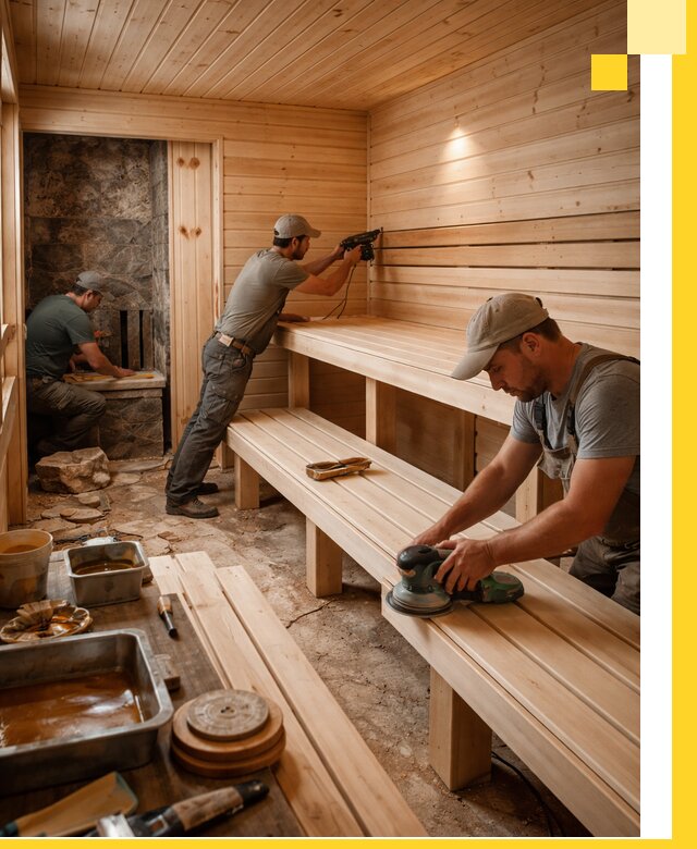 Профессиональная отделка бань в Ревде под ключ, с гарантией