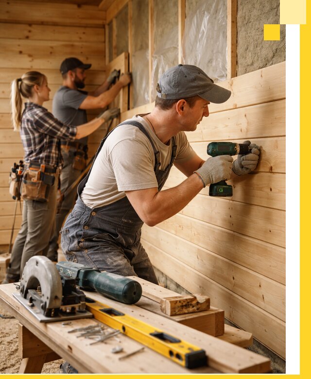 Обшивка бань под ключ в Ревде: отделка стен и потолков