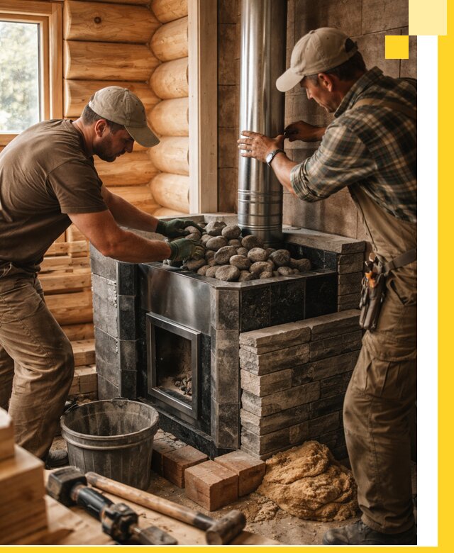 Строительство и отделка русских бань под ключ в Ревде