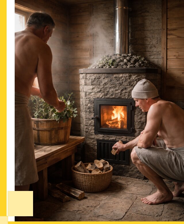 Банные печи под ключ в Ревде от 47606 р. | ЭриданРвд кирпичная