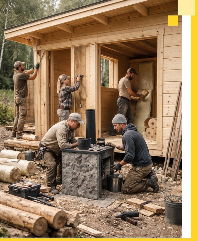 Купить баню под ключ в Ревде строительство монтаж отделка