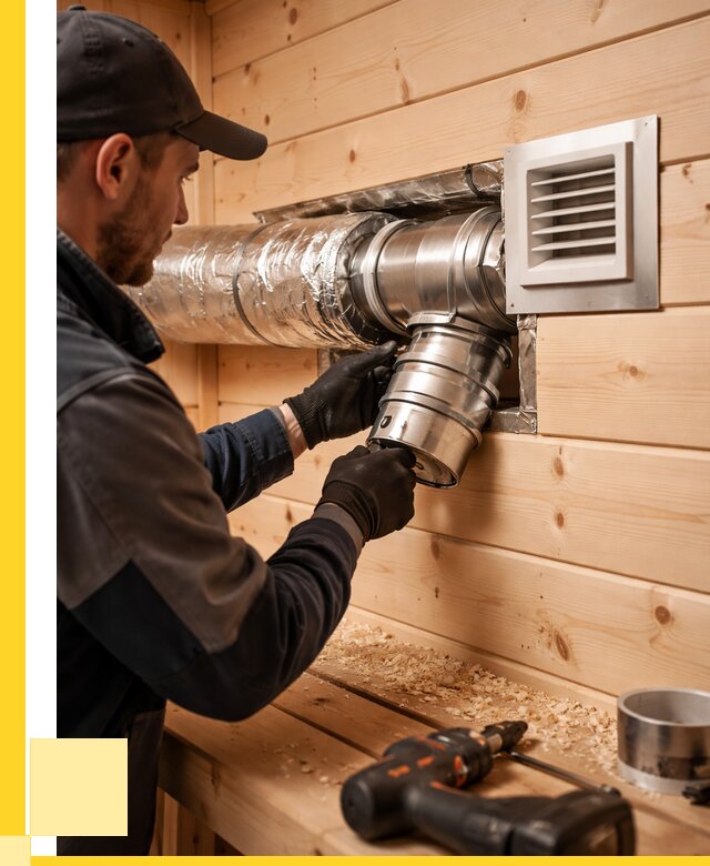 Монтаж вентиляции бани в Ревде от 12695 р. | ЭриданРвд