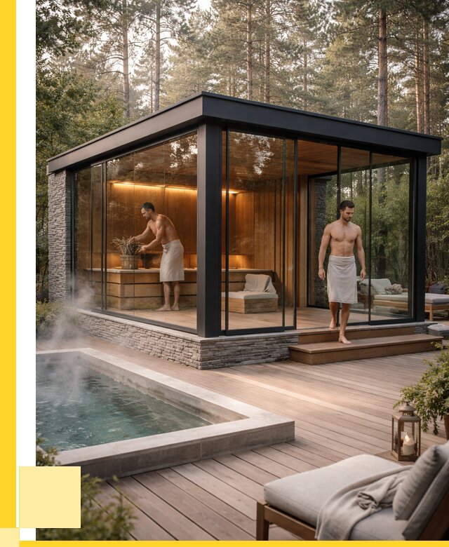 Стеклянные бани и двери в Ревде от 476055 р. | ЭриданРвд