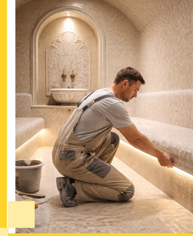 Отделка хамамов под ключ в Ревде от 5818 р. | ЭриданРвд