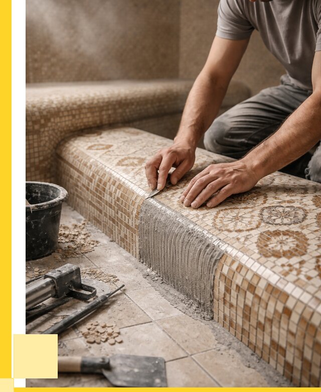 Плитка для хамама под ключ в Ревде от 3703 р. | ЭриданРвд